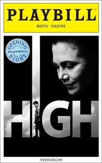 High Limited Edition Official Opening Night Playbill 